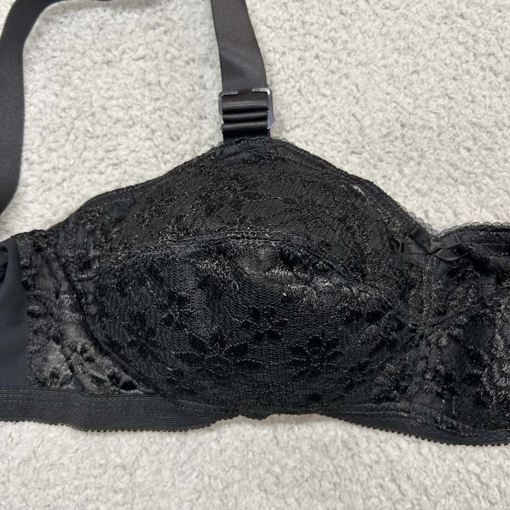 Norvell Bra 38EE Full Coverage 574 oft Cup Cone Floral Lace NWOT NOS
